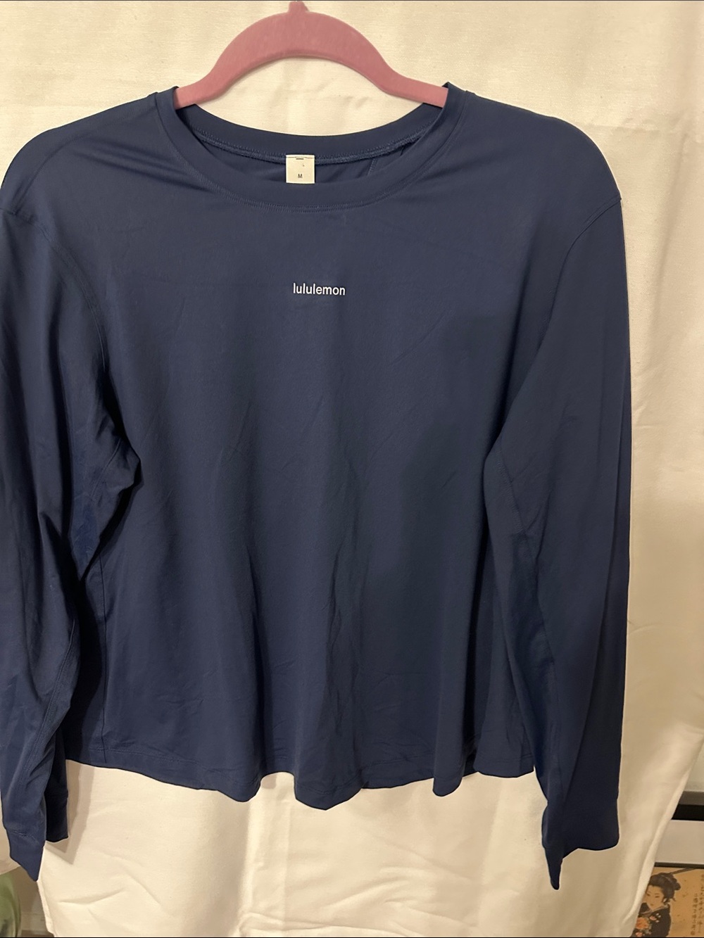 Extremely classy lululemon athletica Men’s Long Sleeve Crew — Deep Navy